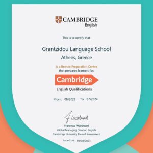 Official Cambridge exams preparation centre